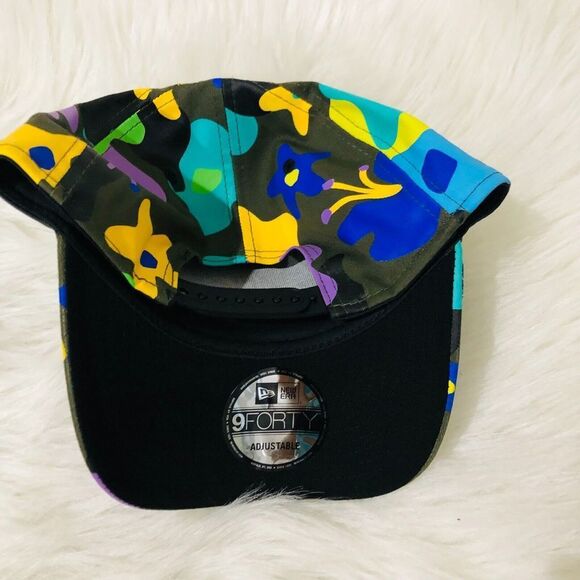 New Era Marlins AF Floral Adjustable Snapback Men's Cap Multicolor One Size - Picture 8 of 8